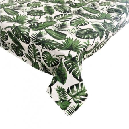 Palm Botanical Coated Tablecloth