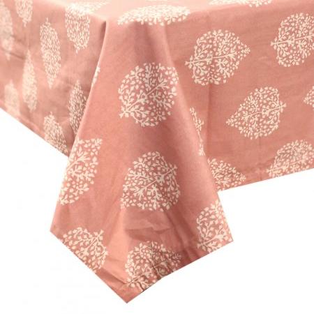 Avalon Dusty Rose Coated Tablecloth