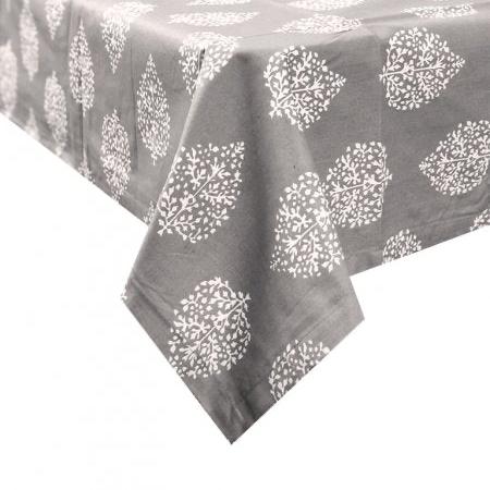 Avalon Grey Coated Tablecloth