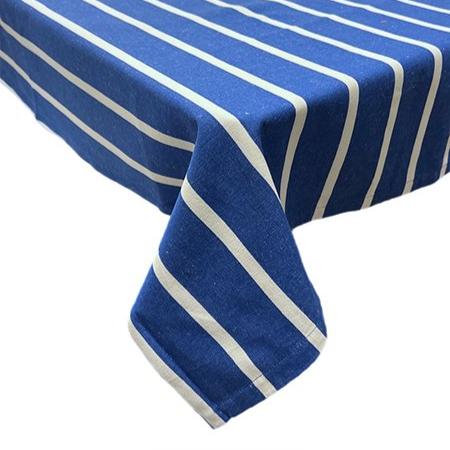 Bora Bora Blue Cotton Tablecloth