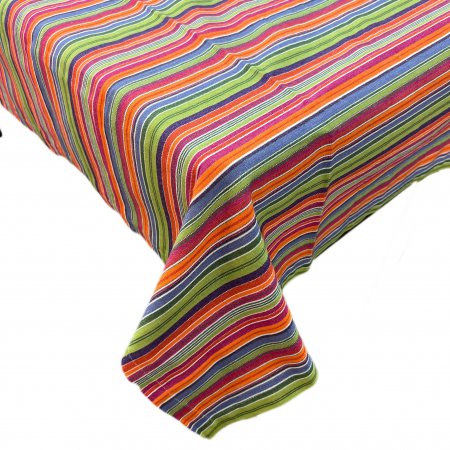 Lilly Pilly Striped Cotton Tablecloth