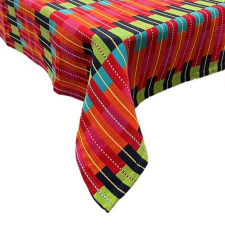 Mexicana Striped Cotton Tablecloth