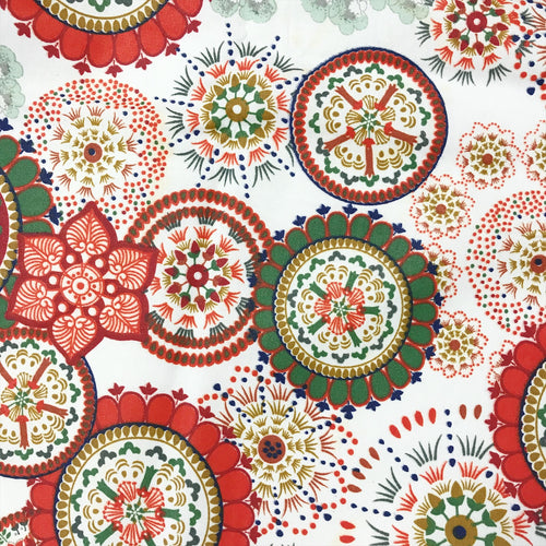 Wildflower Red Stain Proof Tablecloth
